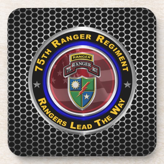 Dessous-de-verre 75e Ranger Régiment "Rangers Lead the Way" (Devant)