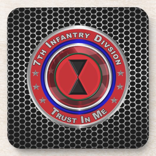 Dessous-de-verre 7e division d'infanterie (Devant)