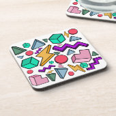 Dessous-de-verre 80s esthétique Vintage rétro (Côté gauche)