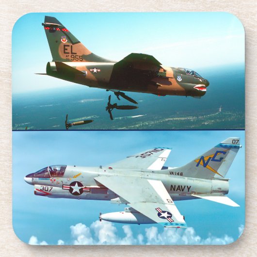 DESSOUS-DE-VERRE A-7 CORSAIR II (Devant)