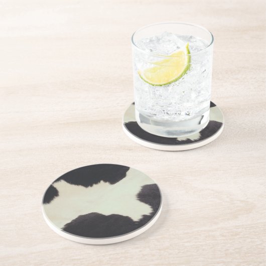 Dessous de verre à cache de vache (Côté)