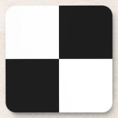 Dessous-de-verre À damiers noir (Devant)