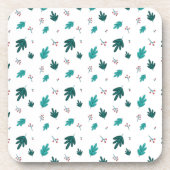 Dessous-de-verre À feuillage persistant Tree Feuilles et Red Holly  (Devant)