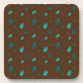 Dessous-de-verre À feuillage persistant Tree Feuilles et Red Holly  (Devant)