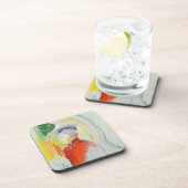 Dessous-de-verre A Figure (avec papier) (Côté Droit)