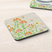 Dessous de verre à fleurs (Côté gauche)