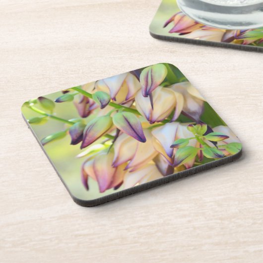 dessous de verre à fleurs de yucca (Côté gauche)