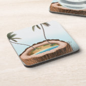 Dessous de verre à la noix de coco Island Vibes (Côté gauche)