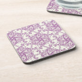 dessous de verre à motif de fleurs médiéval (Côté gauche)