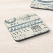 Dessous de verre à thème marin (Côté gauche)