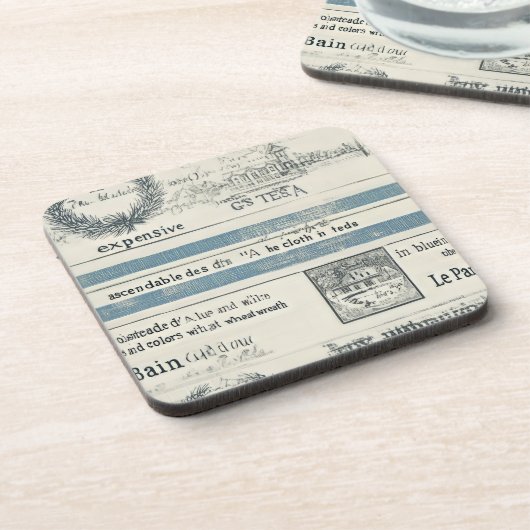 Dessous de verre à thème marin (Côté gauche)