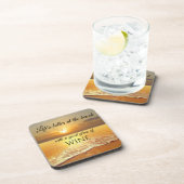 Dessous de verre à vin Golden Sunset Beach (Côté Droit)