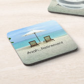 Dessous-de-verre Aaah...Retraite (Côté gauche)