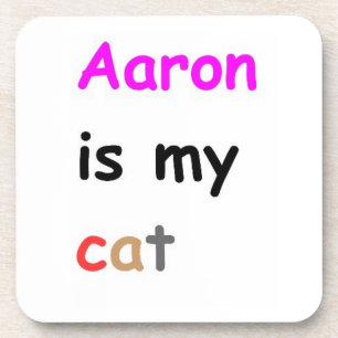 Dessous-de-verre Aaron est mon chat