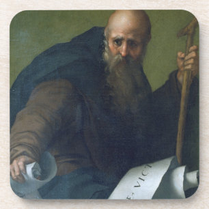 Dessous-de-verre Abbé de St Anthony (c.251-356) c.1518-19 (huile