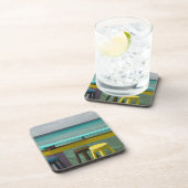 Dessous-de-verre ABC Islands, BONAIRE, Kralendijk :Vue sur l'océan (Côté Droit)