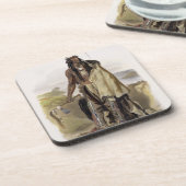 Dessous-de-verre Abdih Hiddisch, un chef de Minitarre, plaquent 24 (Côté gauche)