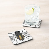 Dessous-de-verre Abeille vintage (Côté Droit)