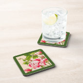 Dessous-de-verre Abondance de Rosy sur un ensemble de Dessous de ve (Côté Droit)