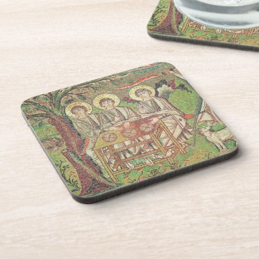 Dessous-de-verre Abraham avec les anges (mosaïque) (Côté gauche)