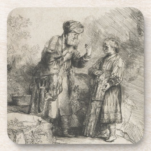 Dessous-de-verre Abraham et Isaac (Devant)