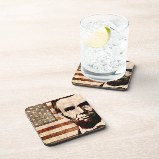 Dessous-de-verre Abraham Lincoln (Côté Droit)