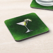 Dessous-de-verre Absinthe cocktail vert (Côté gauche)