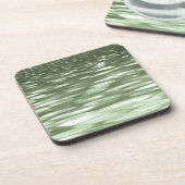 Dessous-de-verre Abstract #3: Olive green blur (Côté gauche)