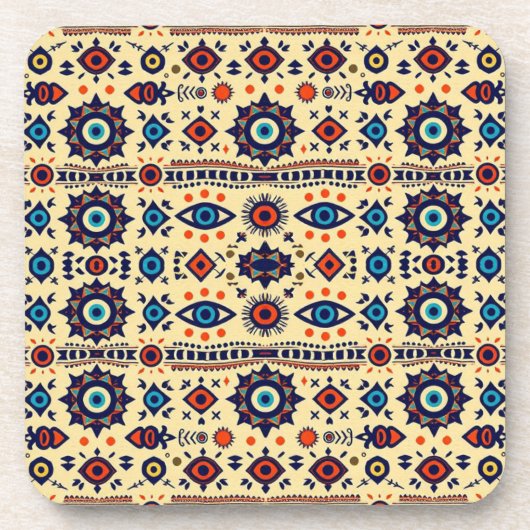 Dessous-de-verre Abstract All-Seeing Eye Magical Pattern  (Devant)