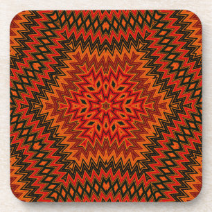 Dessous-de-verre Abstract modern mosaic kaleidoscopic