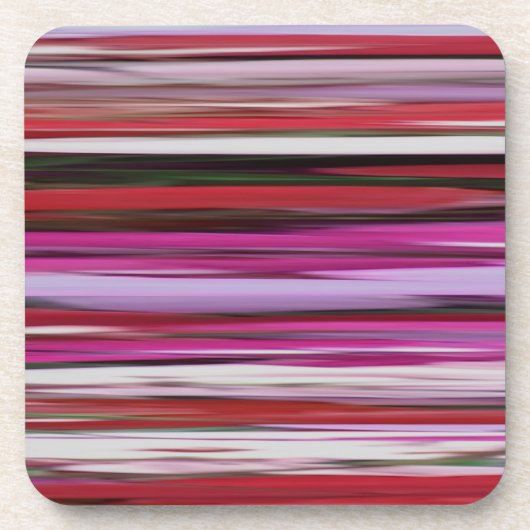 Dessous-de-verre Abstrait #2 : Flou rouge (Devant)
