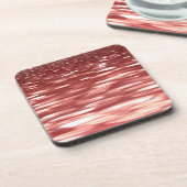Dessous-de-verre Abstrait #2 : Flou rouge (Côté gauche)