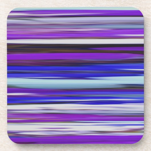 Dessous-de-verre Abstrait #2 : Flou ultraviolet (Devant)