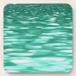 Dessous-de-verre Abstrait #3 : Shimmer vert
