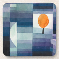 Abstrait Bleu Automne Paul Klee Aquarelle