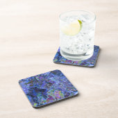 Dessous-de-verre Abstrait dans Blue Indigo (Côté Droit)