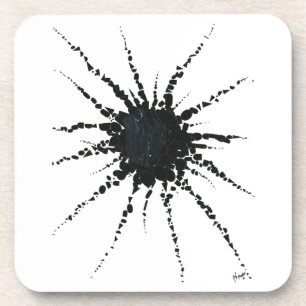 Dessous-de-verre Abstrait dans les formes de bande et de lettres 3