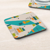 Dessous-de-verre Abstrait moderne du milieu du siècle #55 (Côté gauche)