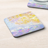 Dessous-de-verre abstrait, nénuphars de Monet 7 (Côté gauche)