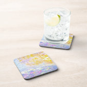Dessous-de-verre abstrait, nénuphars de Monet 7 (Côté Droit)
