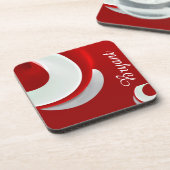 Dessous-de-verre Abstrait personnalisé (Côté gauche)