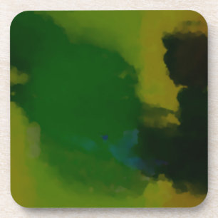 Dessous-de-verre Abstrait vert créatif