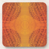 Dessous-de-verre Acceptation | Médaillons de saumons rouges orange (Devant)