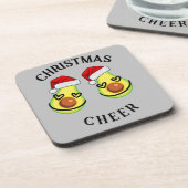 Dessous-de-verre acclamations de noël à l'avocat (Côté gauche)