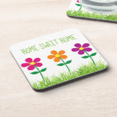 Dessous-de-verre Accueil Sweet Home Fleurs de printemps (Côté gauche)