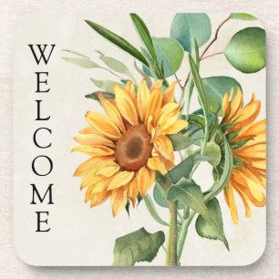 Dessous-de-verre Accueil Tournesol Ferme