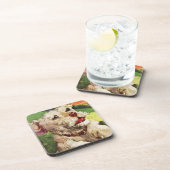 Dessous-de-verre adorable petite illustration de chien de terrier (Côté Droit)