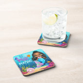 Dessous-de-verre Adorable sous la mer Soyez plus fabuleux sirène (Côté Droit)