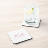 Dessous-de-verre Adresse personnalisée avec code postal (Côté Droit)