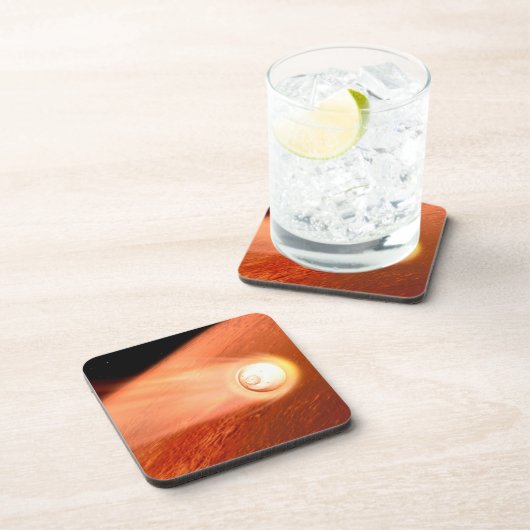 Dessous-de-verre Aérocoque Avec Perpersévérance Rover Descente Vers (Côté Droit)